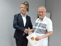 Wiesław Tyszka nagrodzony  nauczyciel