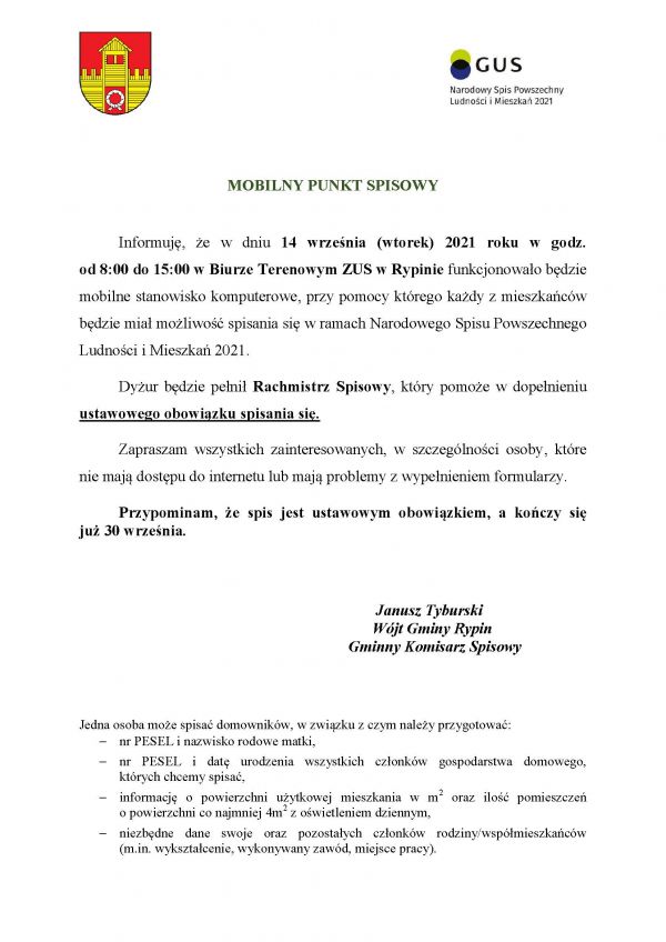 MOBILNY PUNKT SPISOWY.ZUS