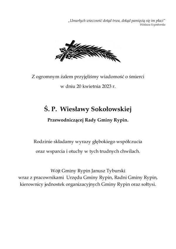 Kondolencje (4)
