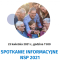 Zapraszamy do udziału w spotkaniu NSP 2021.