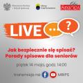 "Jak bezpiecznie się spisać? Porady spisowe dla seniorów".