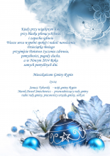 ŻYCZENIA BOŻONARODZENIOWE