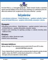 Ogłoszenie - oferta pracy w Firmie GOTEC